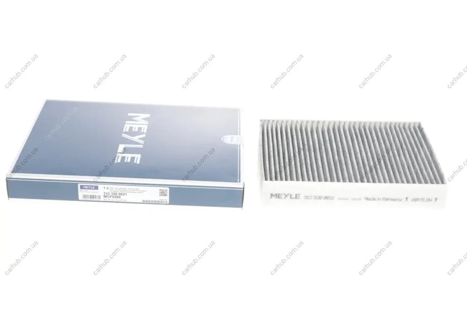 Фільтр салону BMW 3 (F30/F80) 1.6-4.0D 11- (вугільний) MEYLE 312 320 0021 (фото 1)