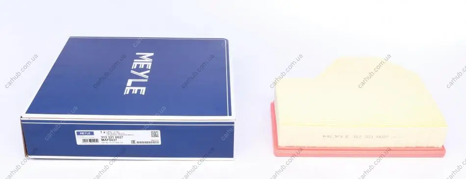 Фільтр повітряний BMW 5 (E60/E61) 04-10 (R) MEYLE 312 321 0027 (фото 1)