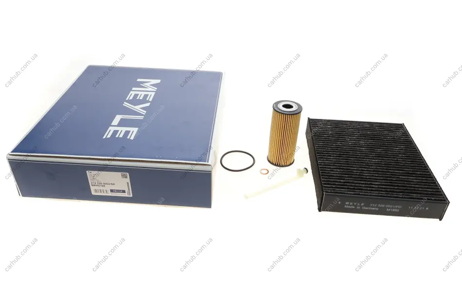 Комплект фільтрів BMW 3 (F30/F80) 11-18 B38/B46/B47/B48/N47 (масляний/салон вугільн.) MEYLE 312 330 0002/SK (фото 1)