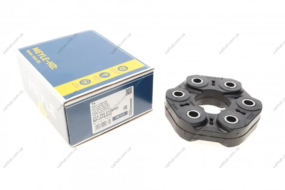 Муфта кардана еластична BMW 5 (E60/E61/F10) 01-11 (132mm) (спереду) MEYLE 314 152 3108/HD (фото 1)