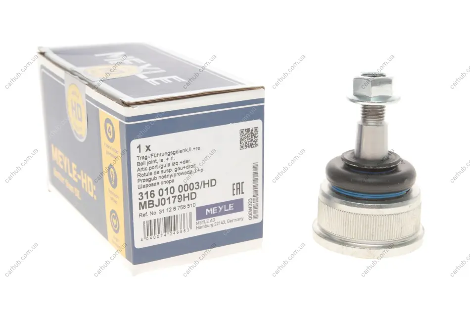 Опора кульова (передня/знизу/ззовні) BMW 3 (E36)/Z3 (E36) 1.6i-3.0 90-03 MEYLE 316 010 0003/HD (фото 1)