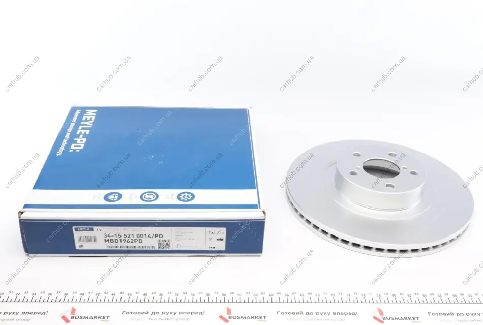 Диск гальмівний (передній) Subaru Forester 03-/Impreza 94-/Outback 00- (293x24) MEYLE 34-15 521 0014/PD (фото 1)