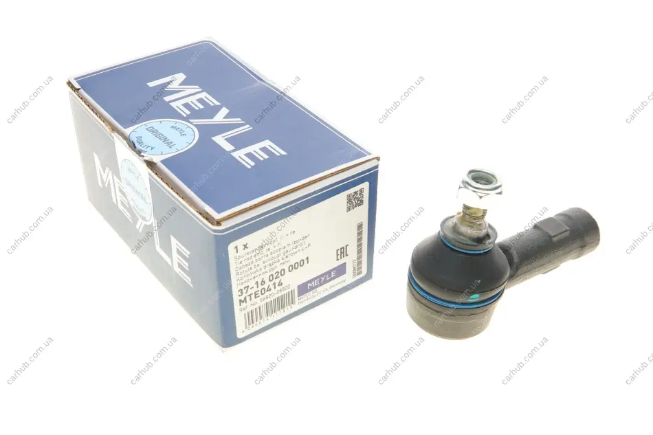Наконечник тяги рульової Hyundai Accent/Sonata/Elantra 93-06/Matrix 01-10/Kia Cerato 04- (L=80mm) MEYLE 37-16 020 0001 (фото 1)