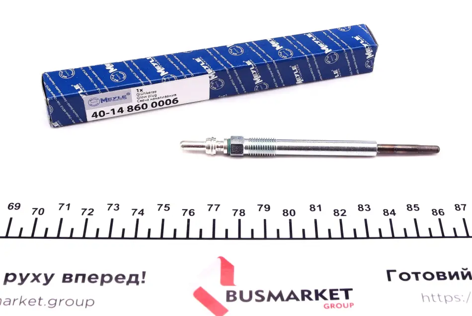 Свічка розжарювання Citroen/Peugeot/Ford 1.4-2.0HDI 08- (5V) MEYLE 40-14 860 0006 (фото 1)