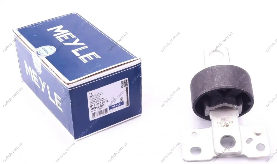 Сайлентблок важеля (заднього/спереду) Ford Galaxy/Mondeo IV/Volvo S60/S80/V70III 06- (L) (продол.) MEYLE 514 710 0014 (фото 1)