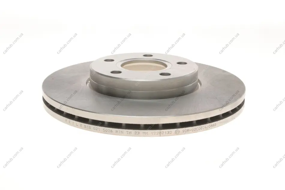 Диск гальмівний (передній) Ford C-max/Focus/Volvo C30/C70/S40/V50 04- (278x25) MEYLE 515 521 5026 (фото 1)