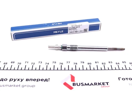 Свічка розжарювання Citroen Nemo/Fiat Doblo 1.3JTD 10- (4.4V) MEYLE 614 860 0010