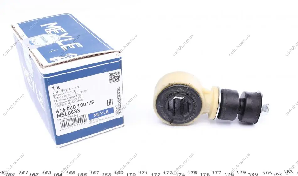 Тяга стабілізатора (переднього) Opel Astra F/Vectra A 88-05 (d=21) (к-кт) MEYLE 616 060 1001/S (фото 1)