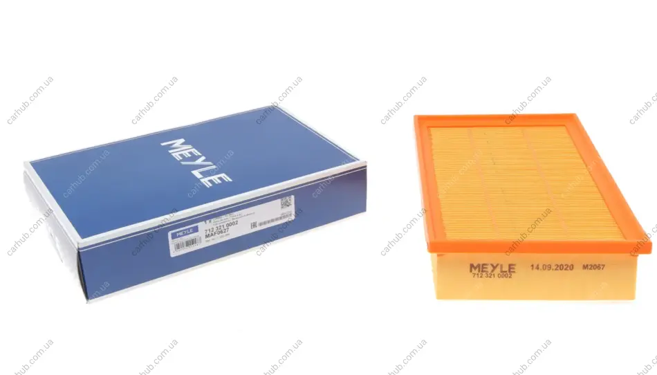 Фільтр повітряний Ford Focus C-Max/Focus II/Mazda 3/Volvo C30/S40 II/V50 1.6D 03-12 MEYLE 712 321 0002 (фото 1)