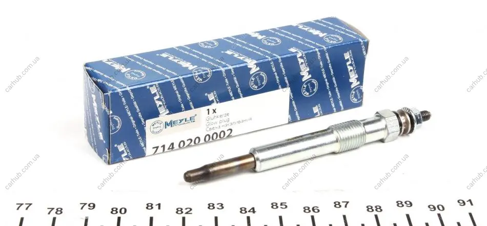 Свічка розжарювання Ford Connect 1.8DI/TDCI 02- (11V) MEYLE 714 020 0002 (фото 1)