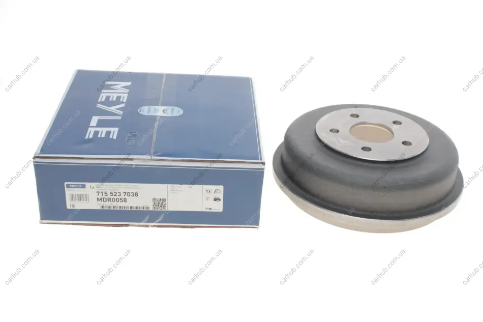 Барабан гальмівний (задній) Ford Connect 02- MEYLE 715 523 7038 (фото 1)
