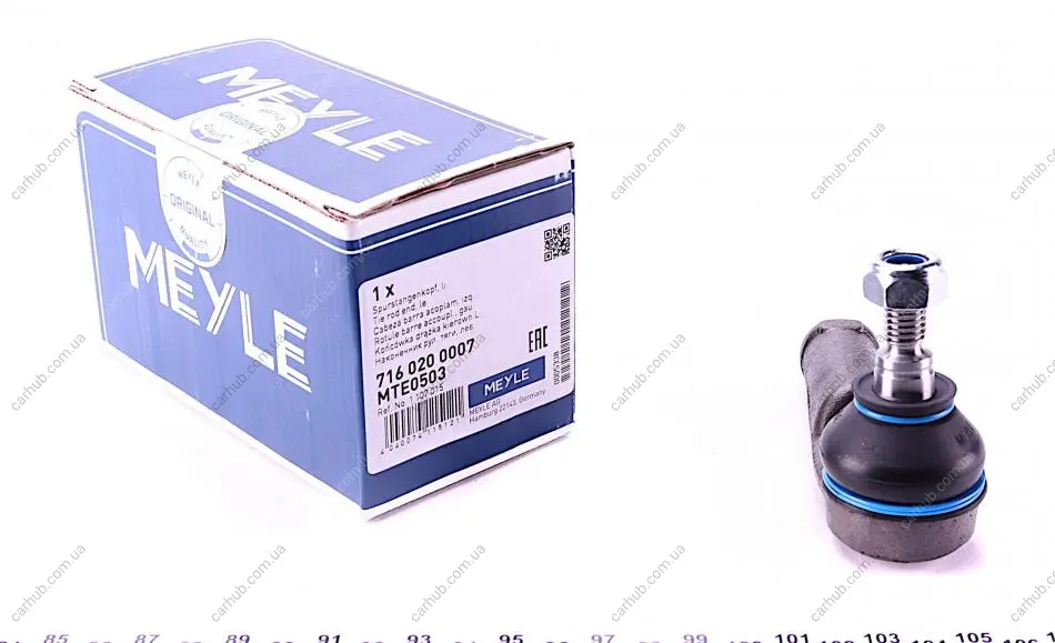 Рульовий наконечник лів FORD FOCUS I 1.4-2.0 08.98-03.05 MEYLE 716 020 0007 (фото 1)