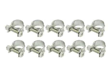 (EN) Screw band 52-03010560 комплектація 10шт, ширина 10 мм, максимальний діаметр 12мм, діаметр 12-13 мм, матеріал: гальванізований / (en) soft steel, вид сталі: W1 MIKALOR OSM 03010560 10SZT