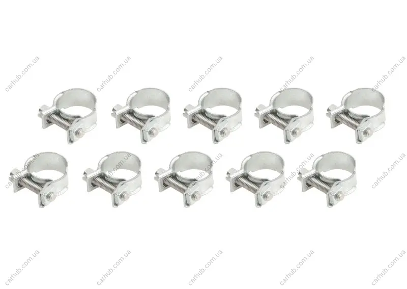 (EN) Screw band 52-03010587 комплектація 10шт, ширина 10 мм, максимальний діаметр 15мм, діаметр 14-15 мм, матеріал: гальванізований / (en) soft steel, вид сталі: W1 MIKALOR OSM 03010587 10SZT (фото 1)
