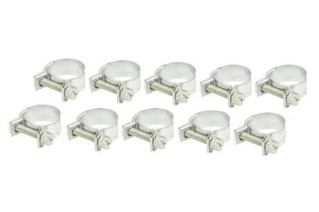 (EN) Screw band 52-03010608 комплектація 10шт, ширина 10 мм, максимальний діаметр 18мм, діаметр 16-18 мм, матеріал: гальванізований / (en) soft steel, вид сталі: W1 MIKALOR OSM 03010608 10SZT