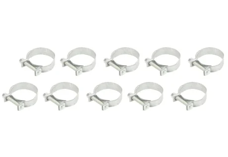 (EN) Screw band 52-03010667 комплектація 10шт, ширина 10 мм, максимальний діаметр 28мм, діаметр 25-28 мм, матеріал: гальванізований / (en) soft steel, вид сталі: W1 MIKALOR OSM 03010667 10SZT