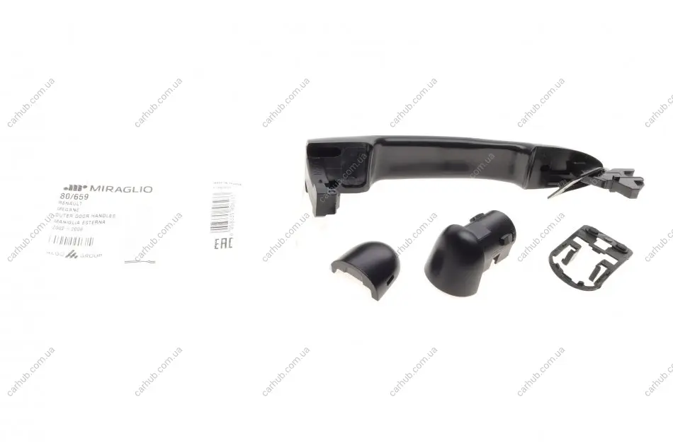 Ручка дверей (передніх/задньої/ззовні) Renault Megane/Scenic 02-09 MIRAGLIO 80/659 (фото 1)