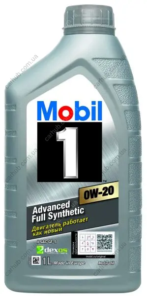 Моторна олива Mobil 1 (1L) 0W20 API ILSAC GF-6A SJ SL SM SN SN+ SP SQ CHRYSLER MS-6395 DEXOS1 GEN3 FIAT 9.55535 CR1 FORD M2C947 A FORD M2C947 B1 FORD M2C962 A1 GM 6094M MOBIL MOBIL 1 0W20 1L (фото 1)