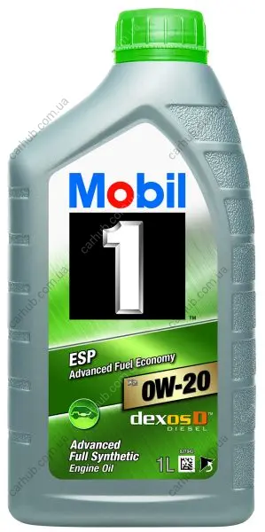 Моторна олива Mobil 1 (1L) 0W20 API SL SN DEXOS D MB 229.71 PORSCHE C20 VW 508.00 VW 509.00 MOBIL MOBIL 1 ESP 0W20 X2 1L (фото 1)