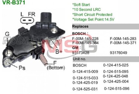Регулятор напруги IB226 MOBILETRON VRB371