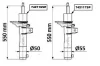 Амортизатор передн лів/прав AUDI A3 CUPRA LEON, LEON SPORTSTOURER SEAT LEON, LEON SC, LEON SPORTSTOURER, LEON ST SKODA OCTAVIA III, OCTAVIA IV, SUPERB III VW ARTEON 1.0-Electric 04.12- MONROE 742116SP (фото 4)
