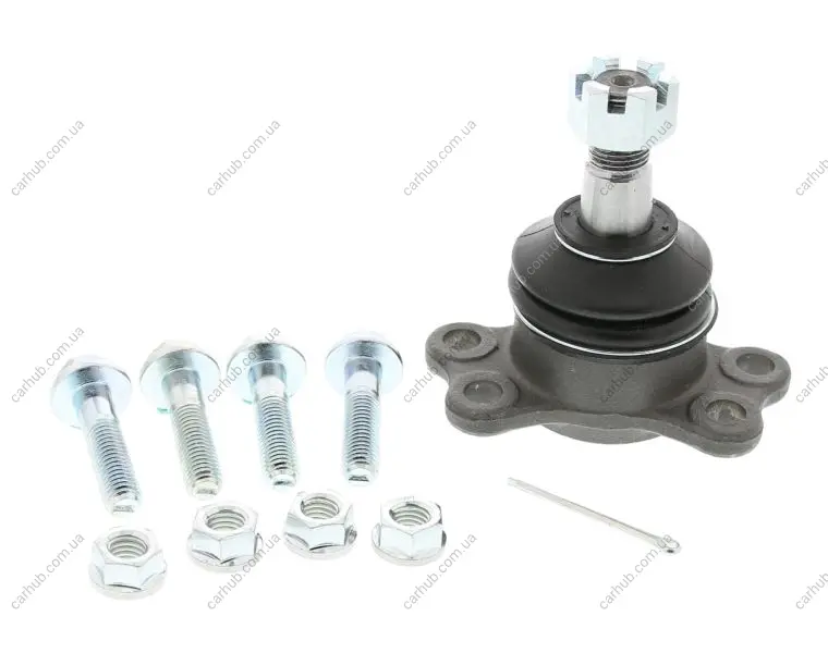 Шарова опора лів/прав (нижн передн) (діаметр конуса 19,5mm) SSANGYONG ACTYON I, ACTYON II, ACTYON SPORTS I, ACTYON SPORTS II, KYRON, REXTON / REXTON II, REXTON W / REXTON 2.0-3.2 04.02- MOOG SY-BJ-12699 (фото 1)