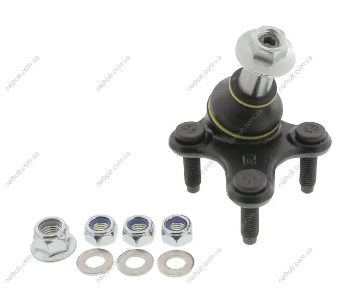Шарова опора прав (нижн передн) (діаметр конуса 21,3mm) AUDI A3, A3 ALLSTREET, Q2, Q3 CUPRA ATECA, FORMENTOR, LEON, LEON SPORTSTOURER, TERRAMAR SEAT ALHAMBRA, ATECA, LEON, LEON SC 1.0-3.6 05.03- MOOG VO-BJ-5012 (фото 1)