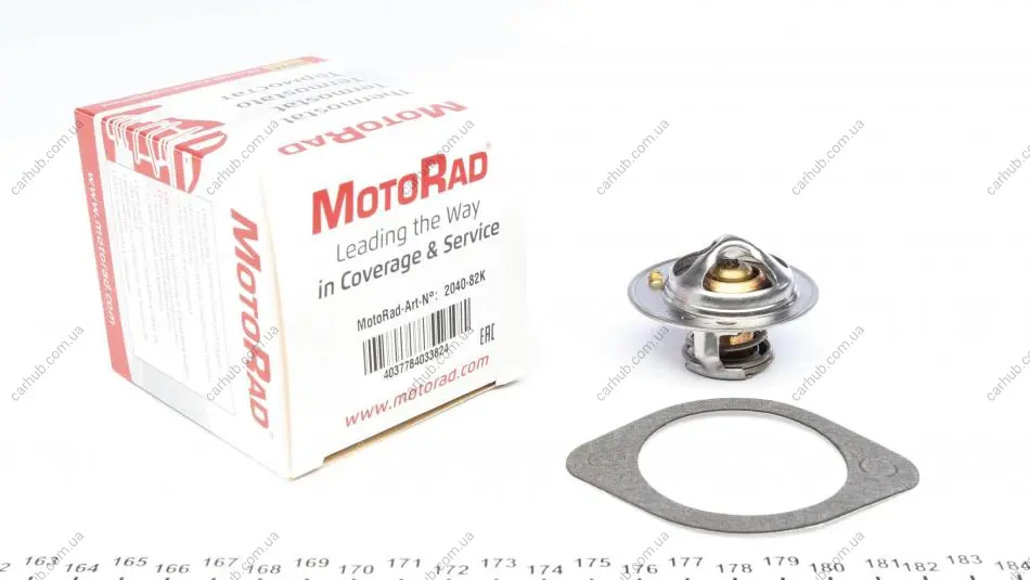 Термостат системи охолодження (82°C) DAIHATSU CHARMANT, ROCKY, SIRION HONDA ACCORD, ACCORD I, ACCORD II, ACCORD III, ACTY, CIVIC I, CIVIC II, INSPIRE, JAZZ I, PRELUDE I 0.5-3.0 07.72-01.05 MOTORAD 2040-82K (фото 1)