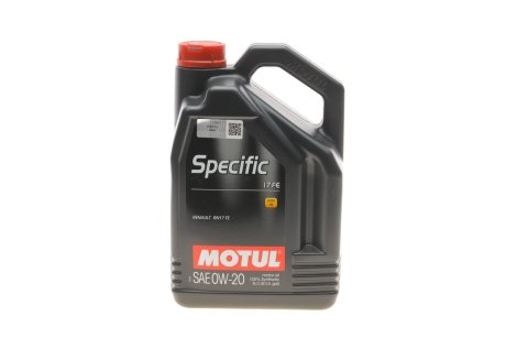 Масло 0W20 Specific 17 FE (5L) (ACEA C5) (109950) MOTUL 102406