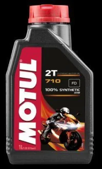 Олива для двотактних двигунів 710 1л Синтетична естерове MOTUL 104034