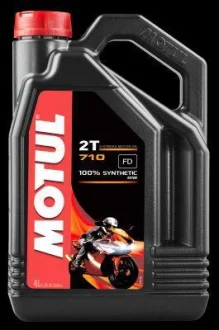 Олива для двотактних двигунів 710 4л Синтетична естерове MOTUL 104035