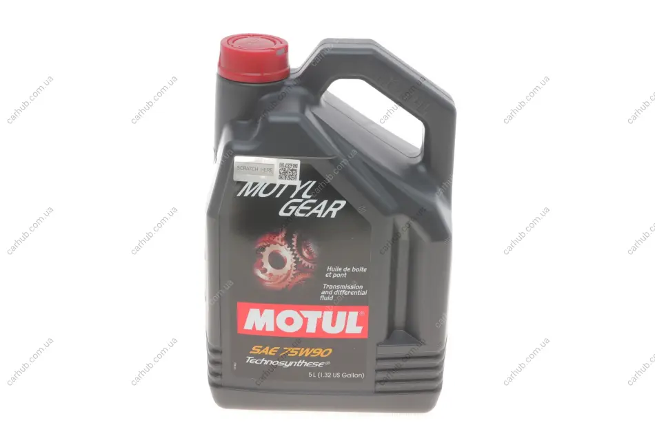 Олива 75W90 Motyl Gear (5L) (API GL-4/GL-5) (106467) MOTUL 317006 (фото 1)