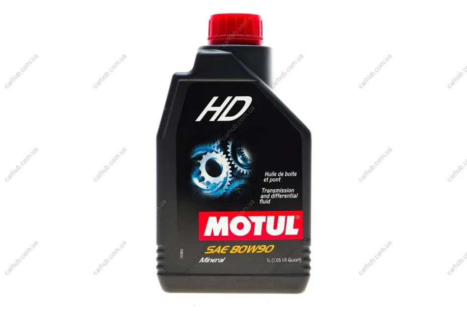Олива трансмісійна 80W90 HD (1L) Mineral (100102/105781) MOTUL 317501 (фото 1)