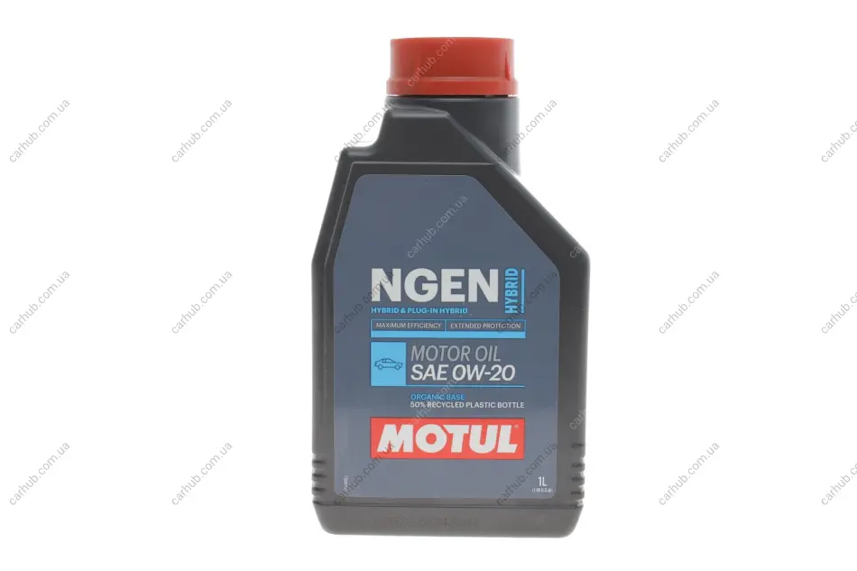 Олива 0W20 NGEN Hybrid (1L) (111898) API SP/ ILSAC GF-6b/ILSAC GF-6a MOTUL 333101 (фото 1)