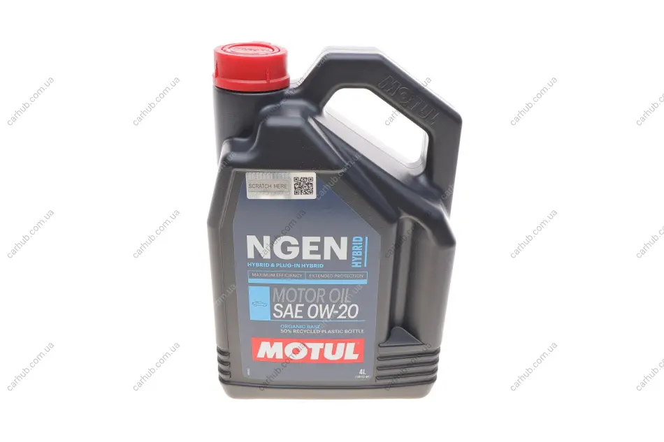 Олива 0W20 NGEN Hybrid (4L) (107142) API SP/ ILSAC GF-6b/ILSAC GF-6a MOTUL 333107 (фото 1)