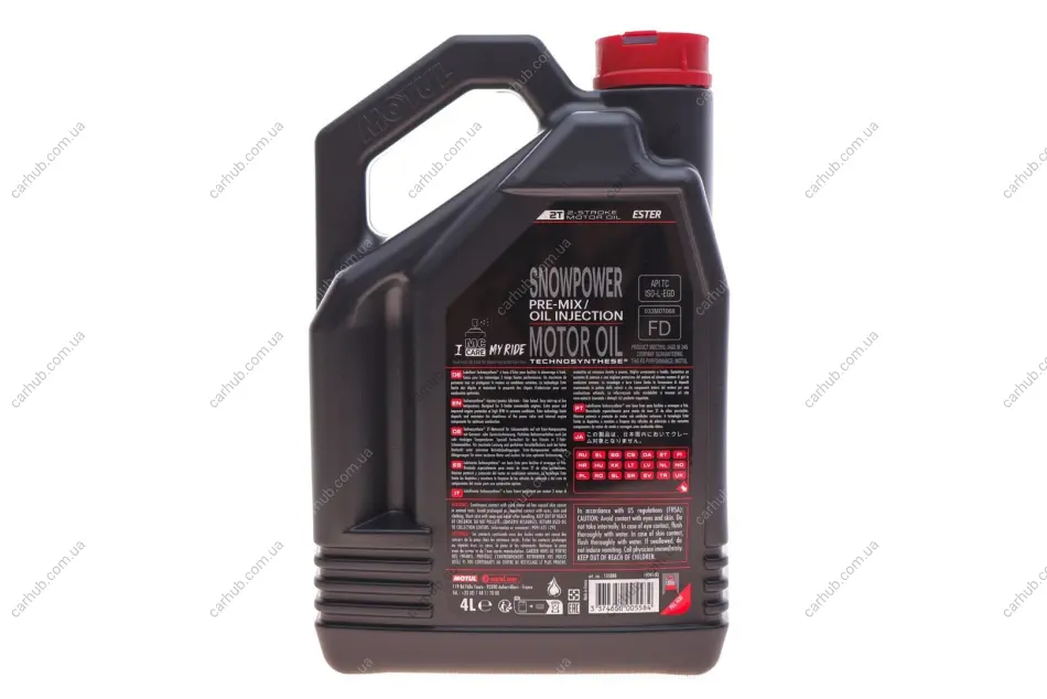 Олива 2Т Snowpower (4L) 105888 MOTUL 812207 (фото 1)