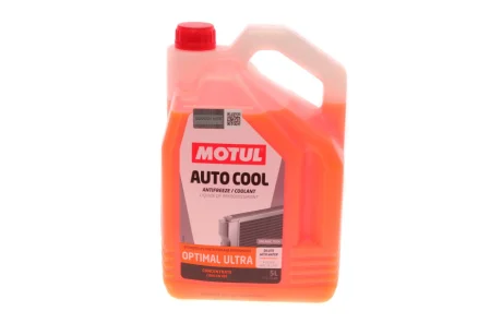 Антифриз (оранжевий) G12/G12 + (5L) Auto Cool Optimal Ultra (1:1= -41°C)/(109143/112630) MOTUL 818106