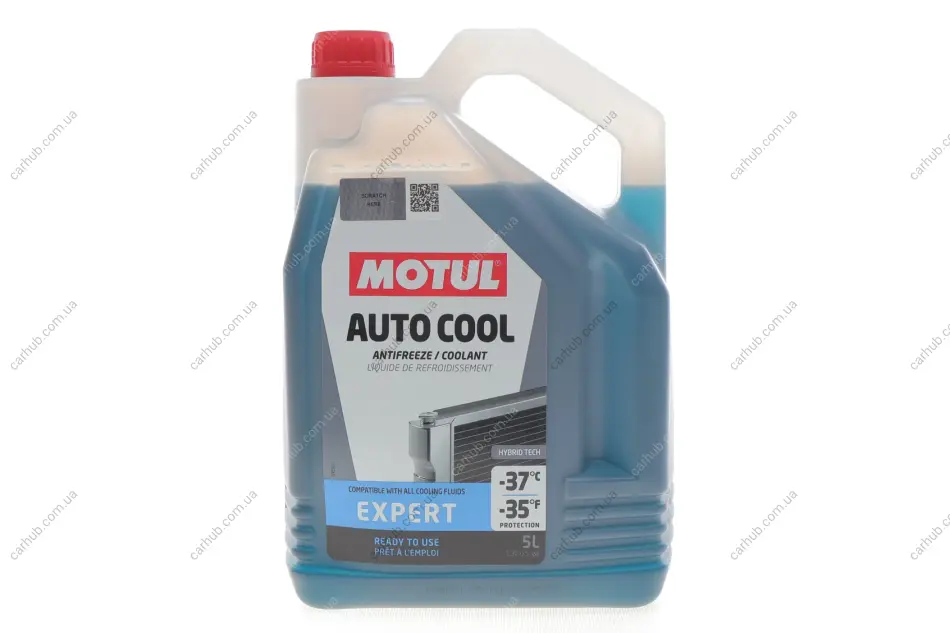 Антифриз (синій) (5L) Auto Cool Expert -37°C (111733) готовий до застосування MOTUL 818206 (фото 1)