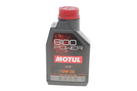 Олива 0W20 8100 Power (1L) (API SP) (111798) MOTUL 824401