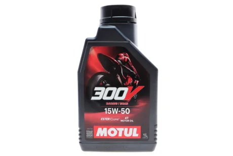 Олива 15W50 300V 4T Factory Line Road Racing (1L) (104125) MOTUL 836211