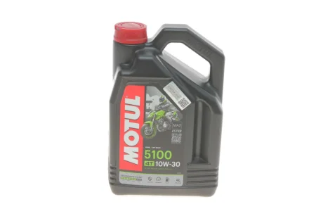 Олива 10W30 5100 4T (4L) MOTUL 836641