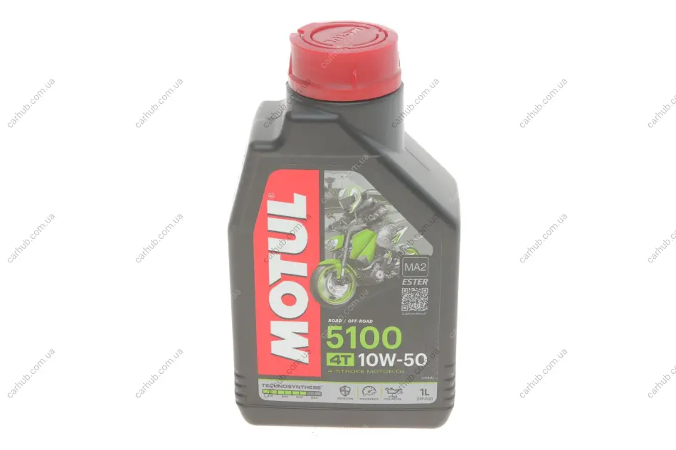 Олива 10W50 5100 4T (1L) (SM/SL/SJ/SH/SG) MOTUL 836811 (фото 1)
