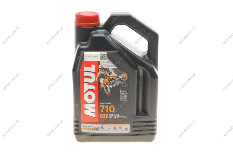 Олива 710 2T (4L) (104035) MOTUL 837341 (фото 1)