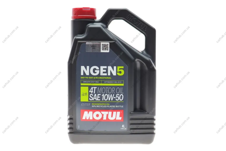 Олива 10W50 NGEN 5 4T (4L) (API SP/JASO MA2) (111832) MOTUL 839241 (фото 1)