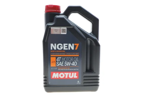 Олива 5W40 NGEN 7 4T (4L) (API SP/JASO MA2) (111827) MOTUL 839541