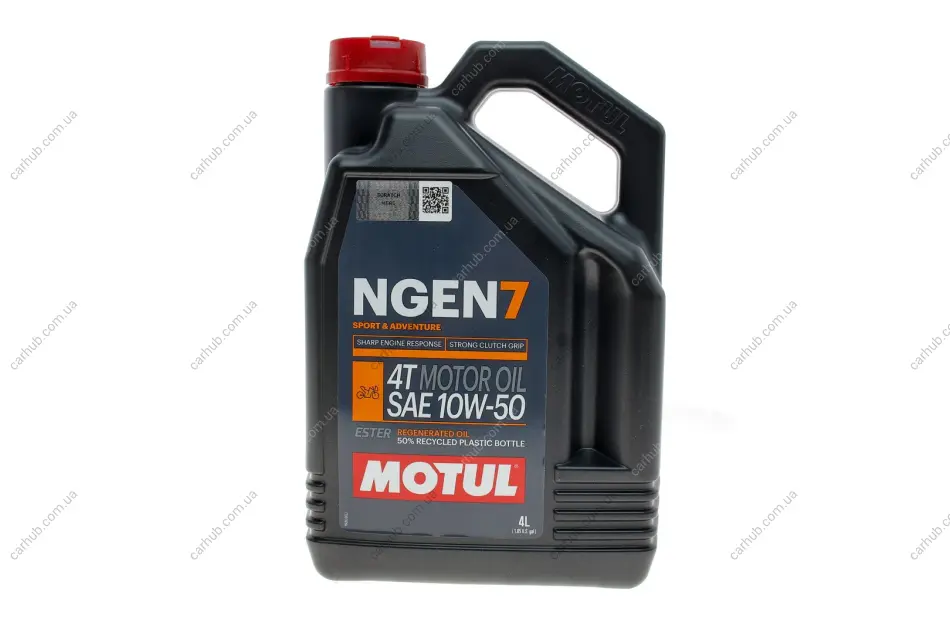 Олива 10W50 NGEN 7 4T (4L) (API SP/JASO MA2) (111823) MOTUL 839741 (фото 1)