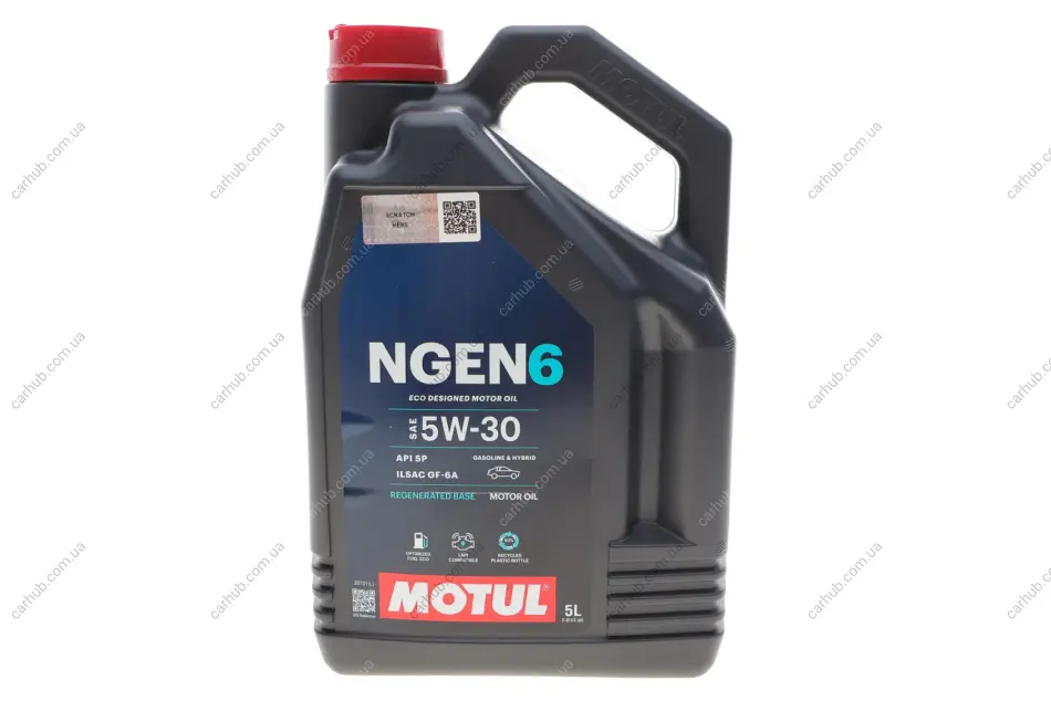 Олива 5W30 NGEN 6 (5L) (API PERFORMANCE SP/ILSAC GF-6A) (113112) MOTUL 839851 (фото 1)