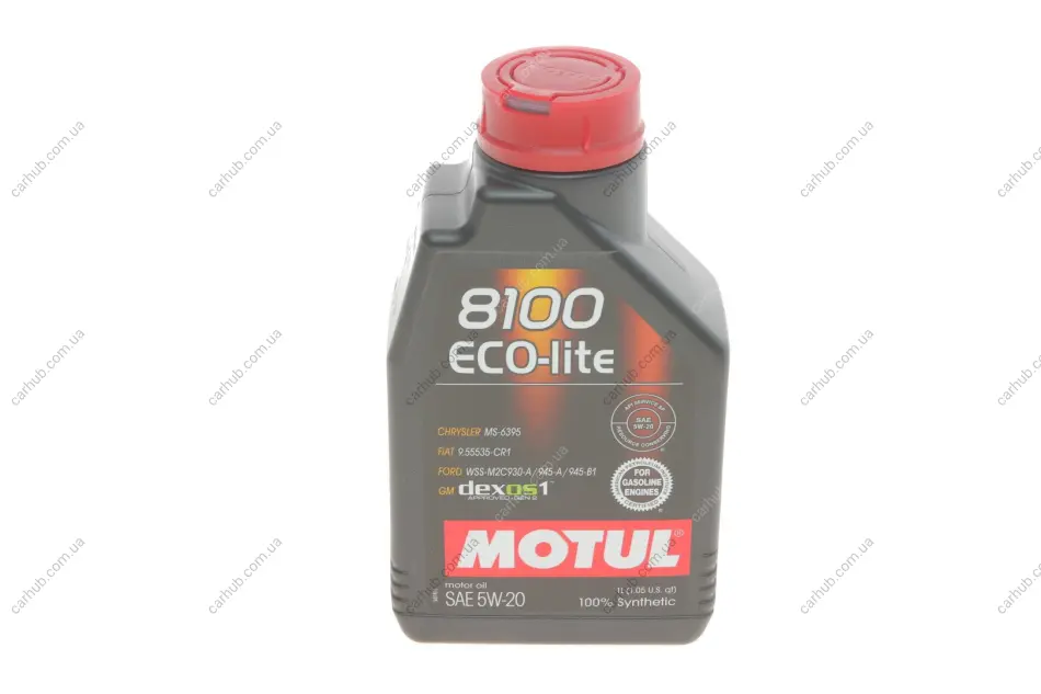 Олива 5W20 8100 Eco-lite (1л) (GM dexos1 GEN3/M2C 930-A/M2C 945-A) (109102) MOTUL 841411 (фото 1)