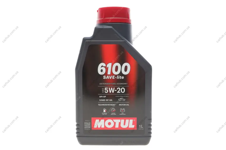 Олива 5W20 6100 Save-lite (1L) (API PERFORMANCE SP/ILSAC GF-6A) (113137) MOTUL 842111 (фото 1)