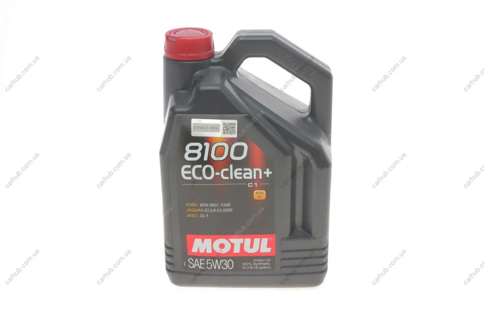 Олива 5W30 ECO-clean+ 8100 (5L) (Ford WSS M2C 934B) (101584) MOTUL 842551 (фото 1)